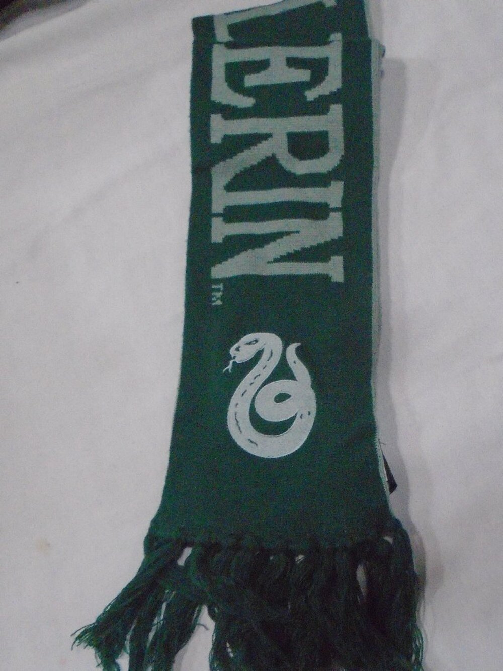 Universal Studios Wizarding World Of Harry Potter Slytherin Reversible Scarf